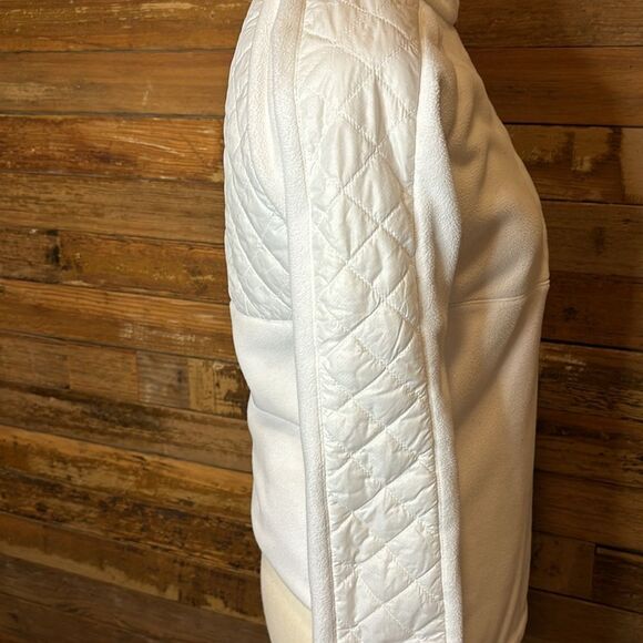 Athleta white fleece pullover xs - Picture 4 of 9